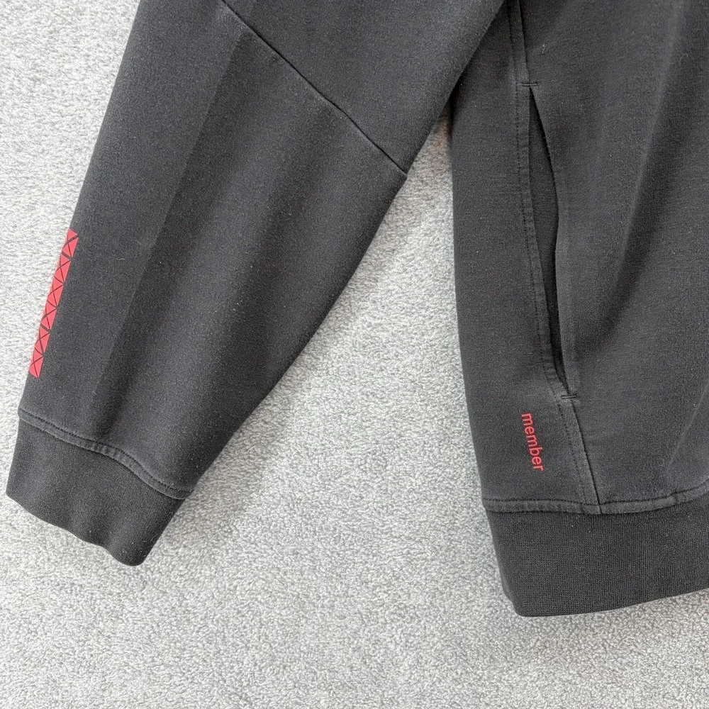 Lululemon Hoodie Mens Small Black X Members City Sweat Pullover Sweatshirt - Picture 2 of 10